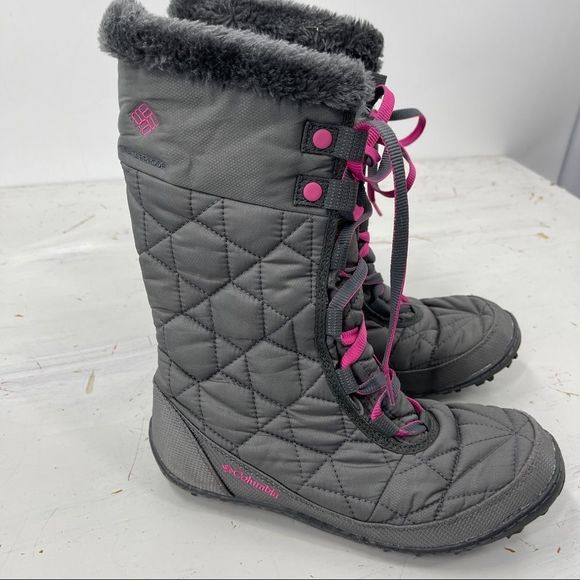 Columbia Snow 200 grams Gray Quilted Omni-Heat boots 6 - Picture 7 of 8